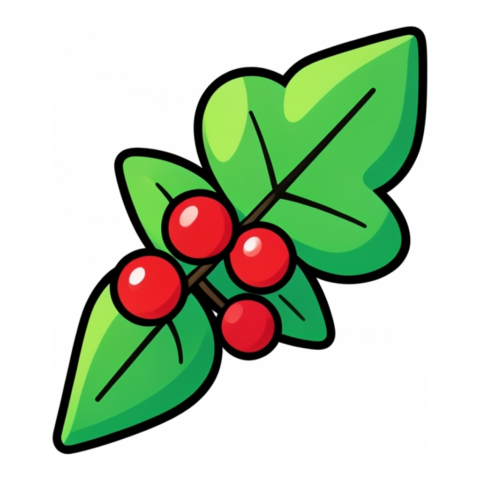 Омела — клипарт PNG без фона
