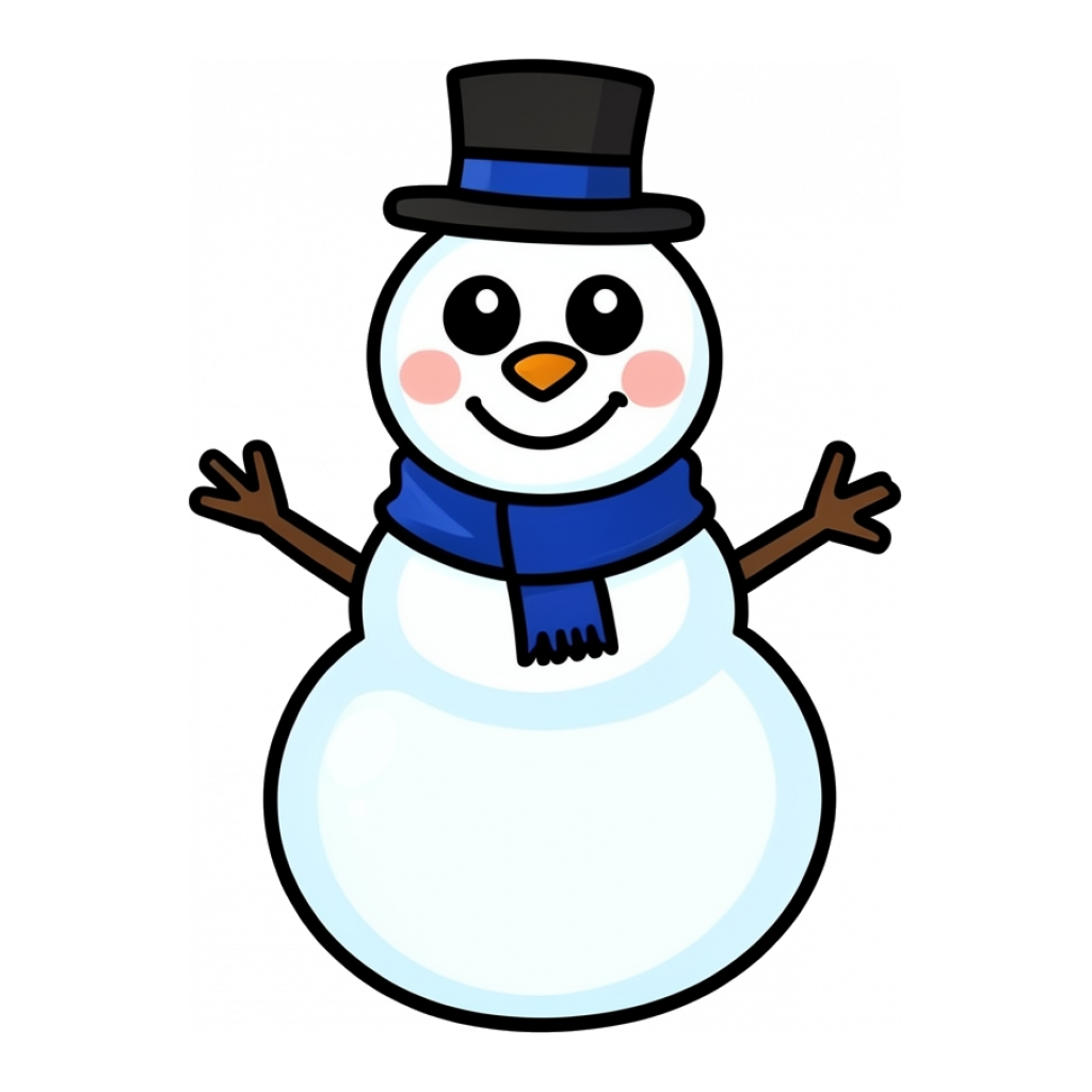 Снеговик — клипарт PNG на прозрачном фоне