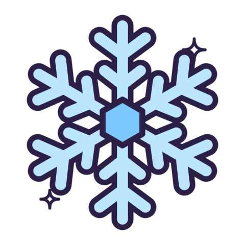 Снежинка — клипарт PNG без фона