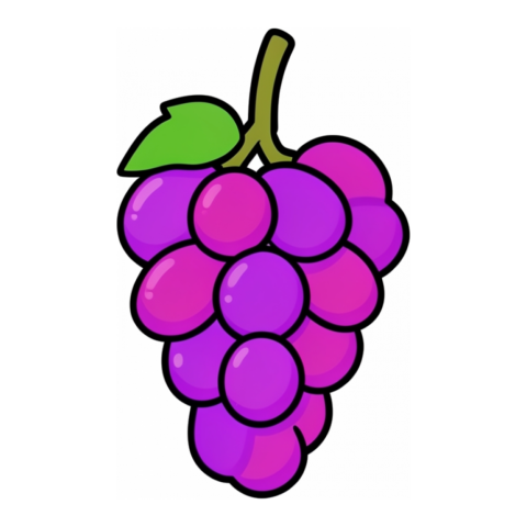 Виноград — клипарт PNG без фона