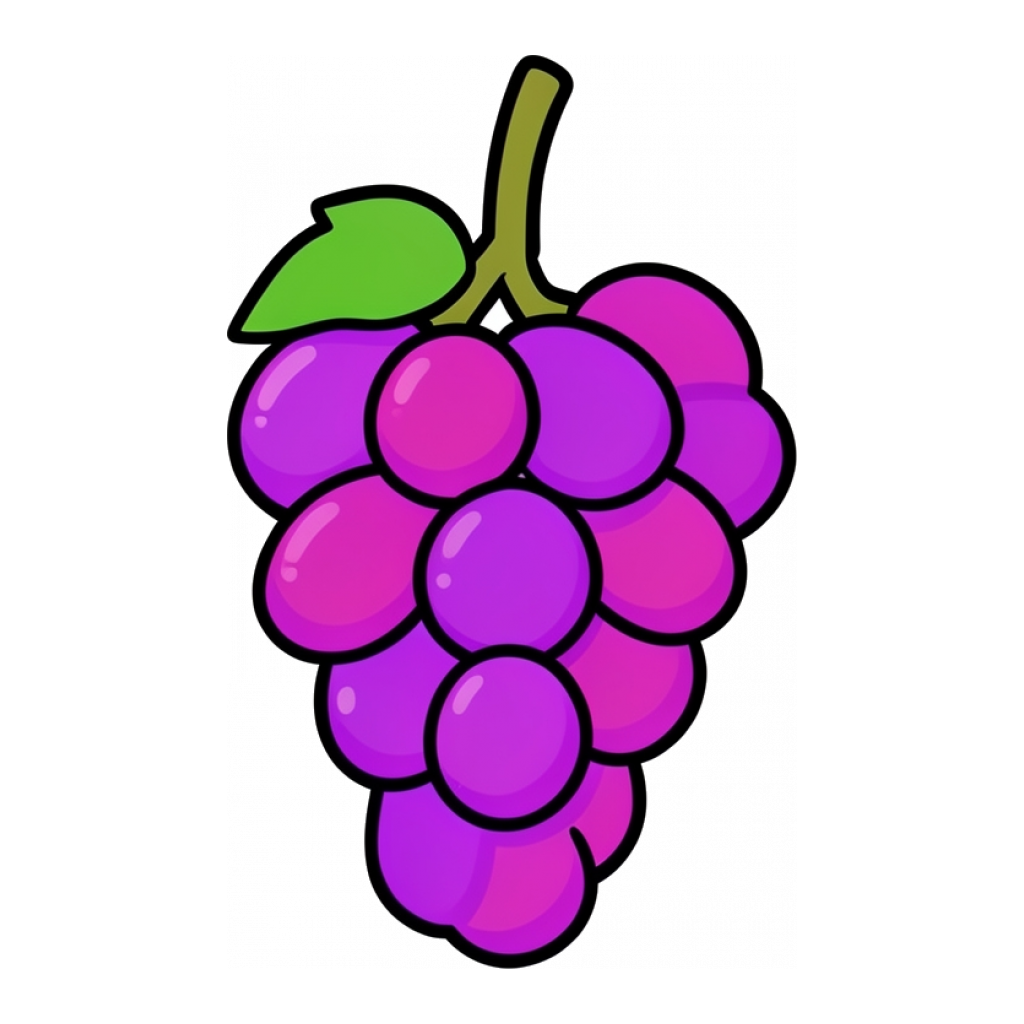 Виноград — клипарт PNG на прозрачном фоне