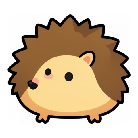 Ёжик — клипарт PNG без фона